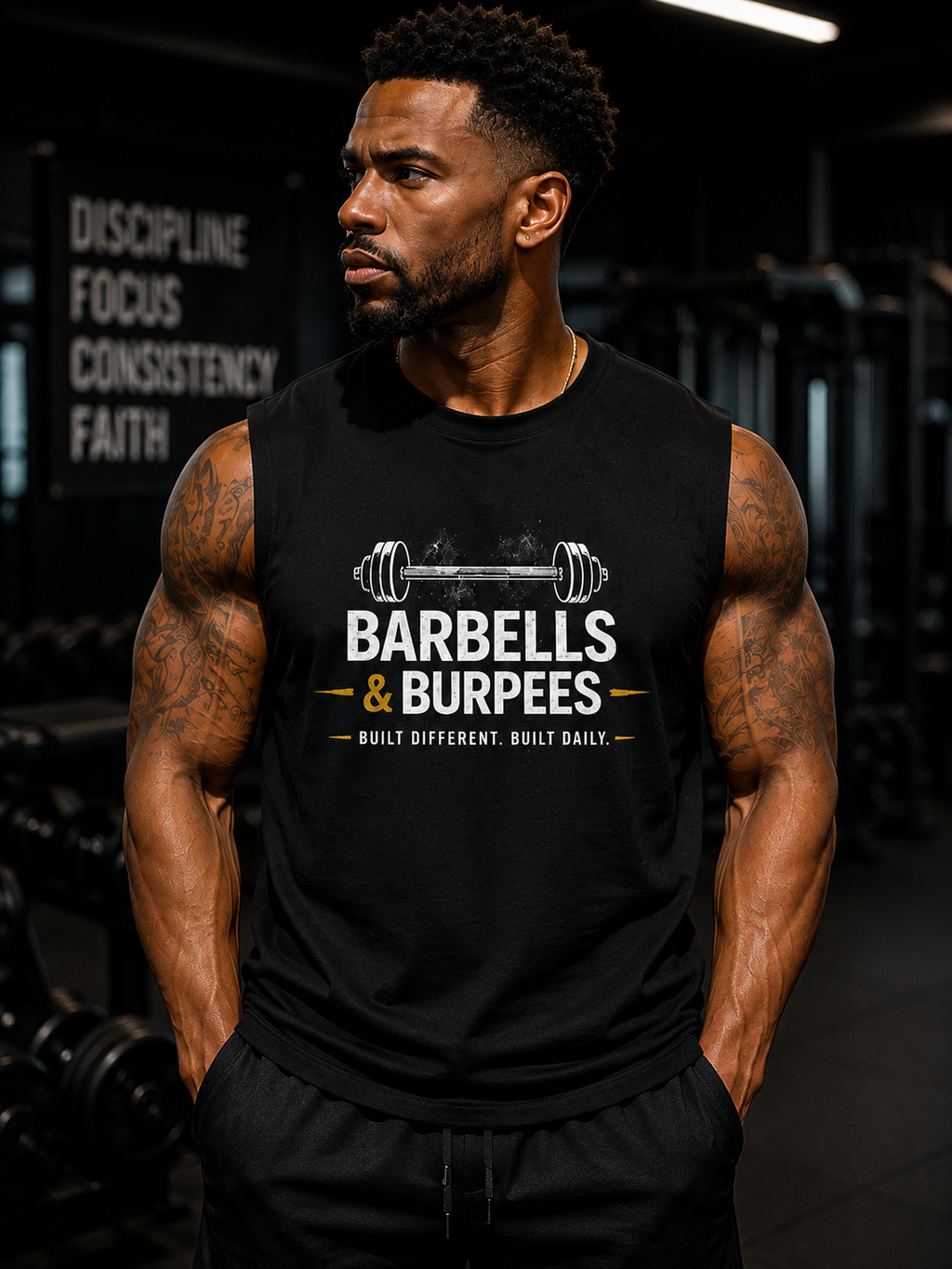 Barbells & Burpees Official Workout Muscle Tank