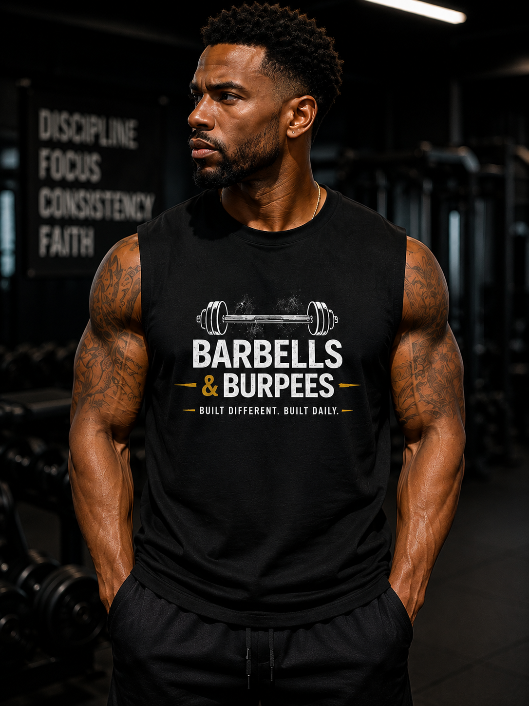 Barbells & Burpees Official Workout Muscle Tank